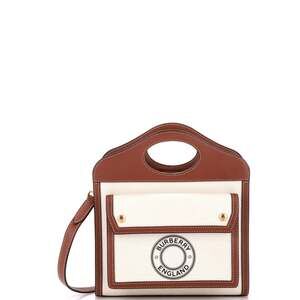 Burberry Logo Pocket Tote Canvas With #236976B59B